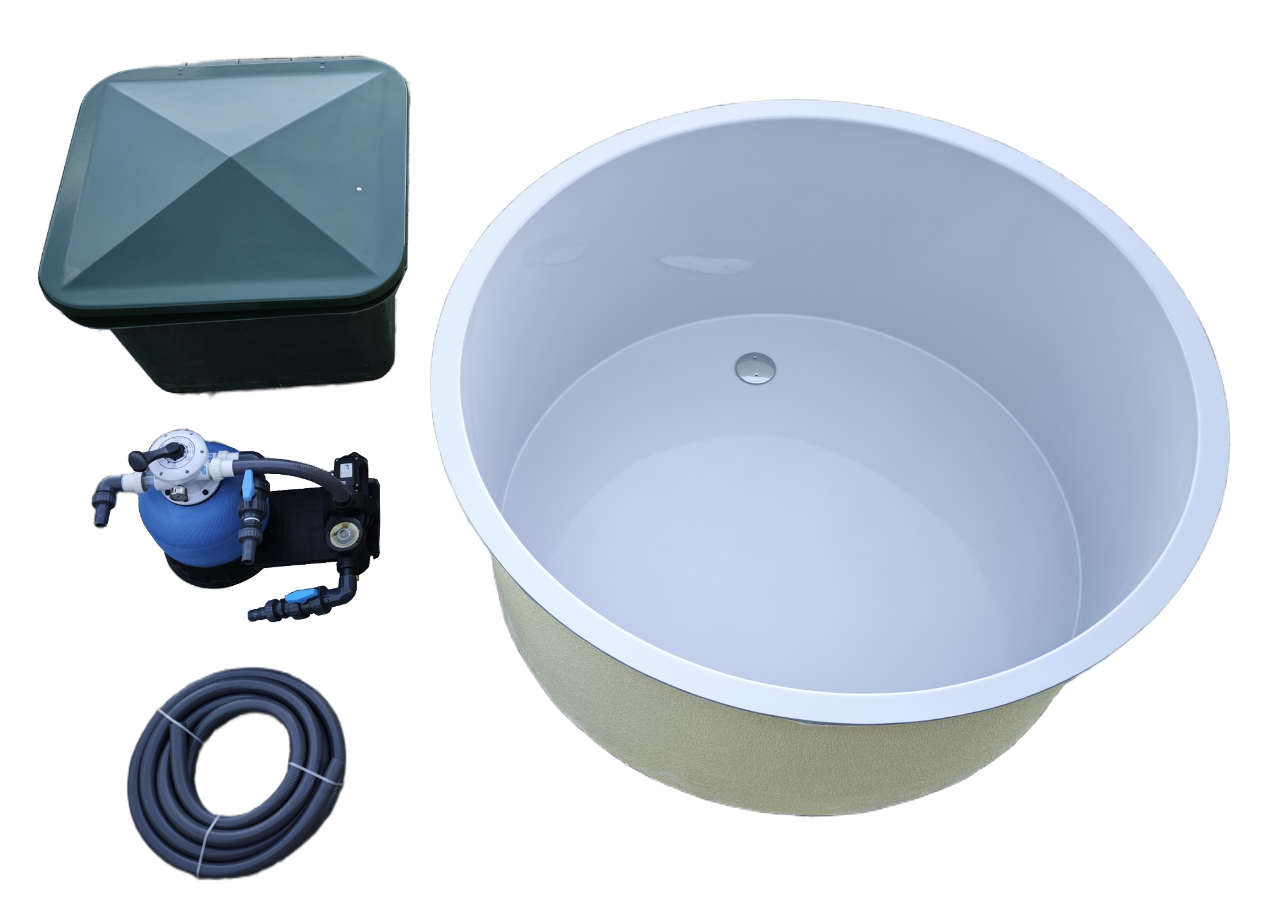 Wasserbecken Zylinder 3.800 Liter