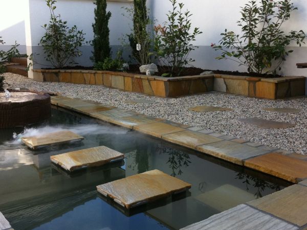 Gartenbecken Springbrunnen Wasserspiele