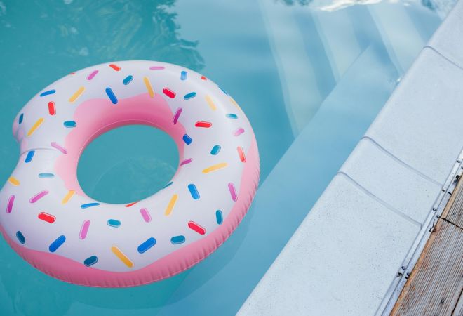 Der Einbau des GFK-Pools